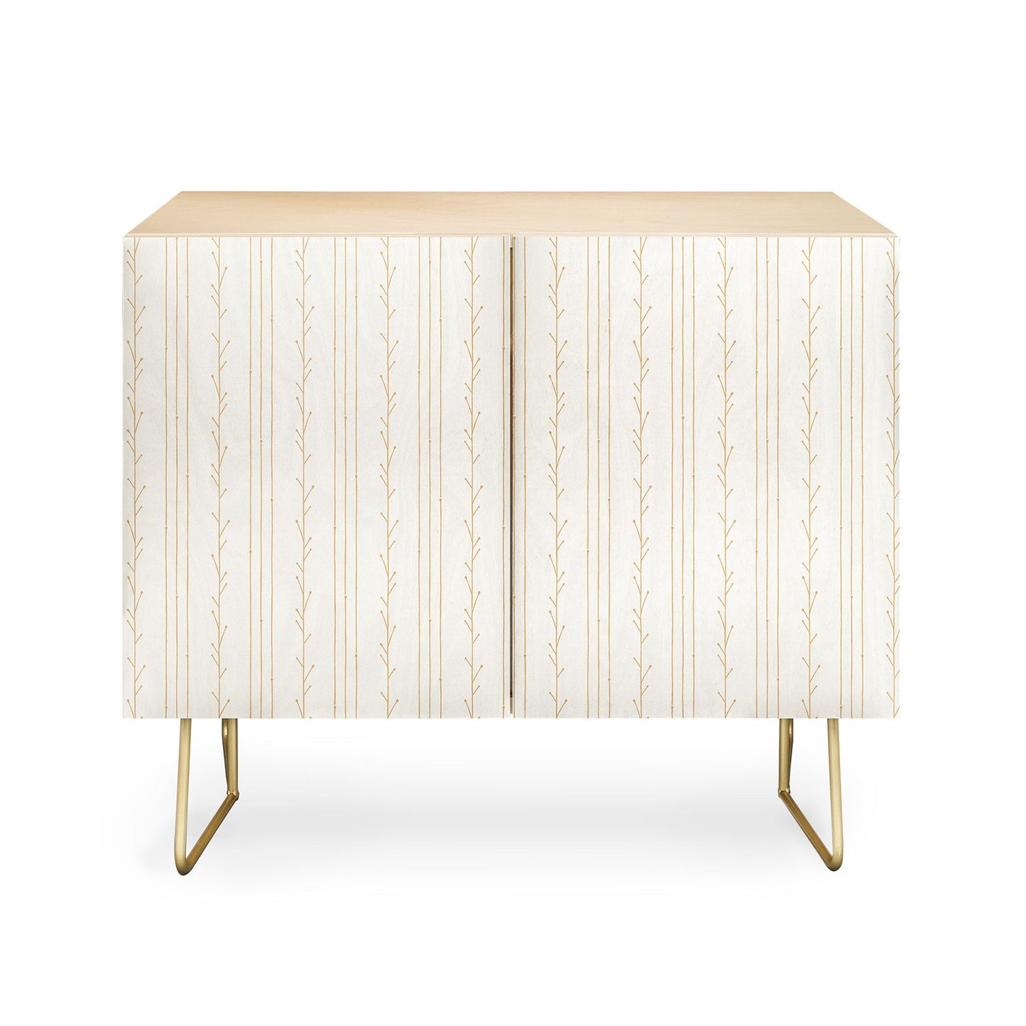 Little Arrow Design Co branch stripes cream Credenza