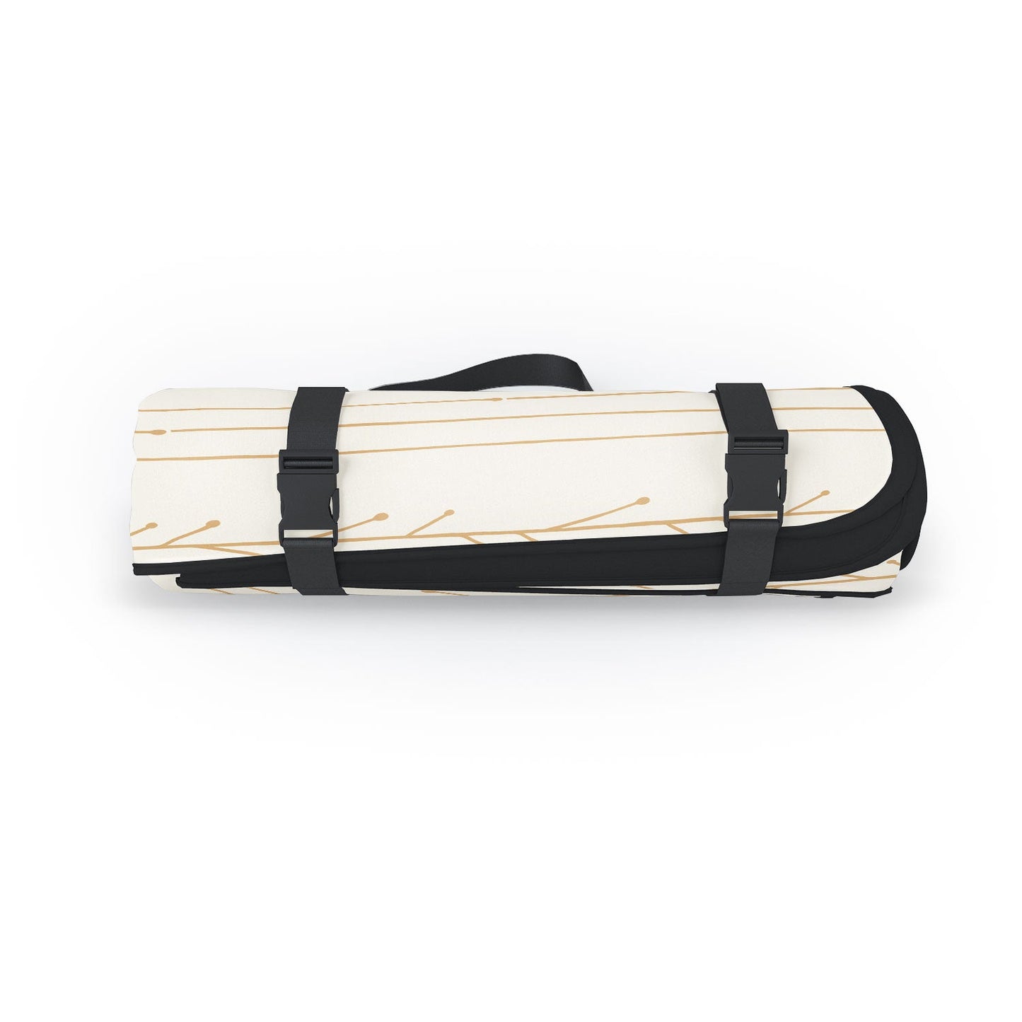 Little Arrow Design Co branch stripes cream Picnic Blanket
