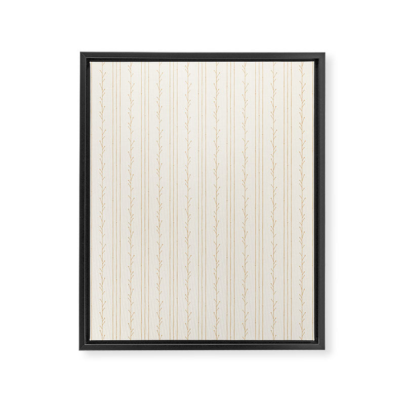 Little Arrow Design Co branch stripes cream Art Canvas