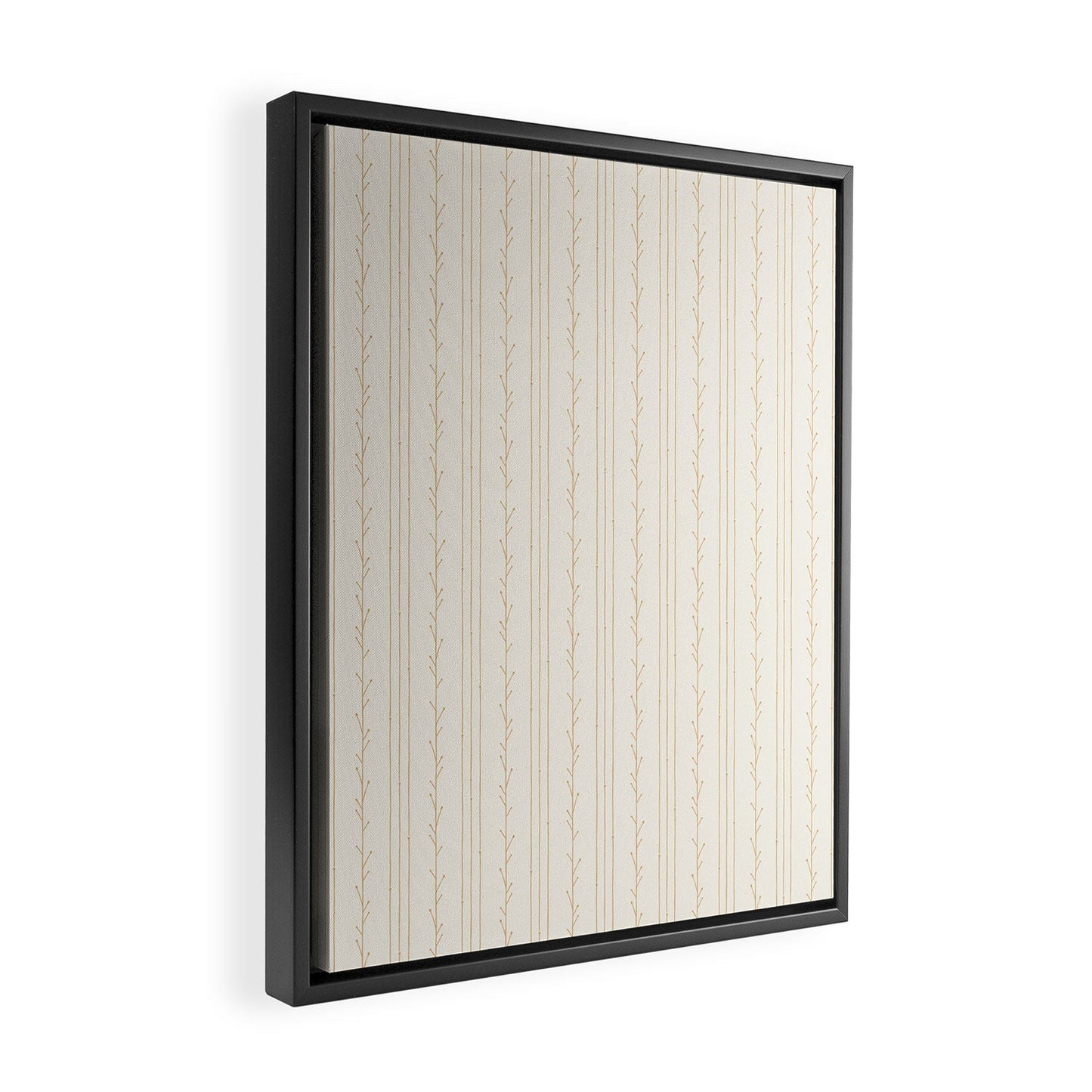 Little Arrow Design Co branch stripes cream Art Canvas