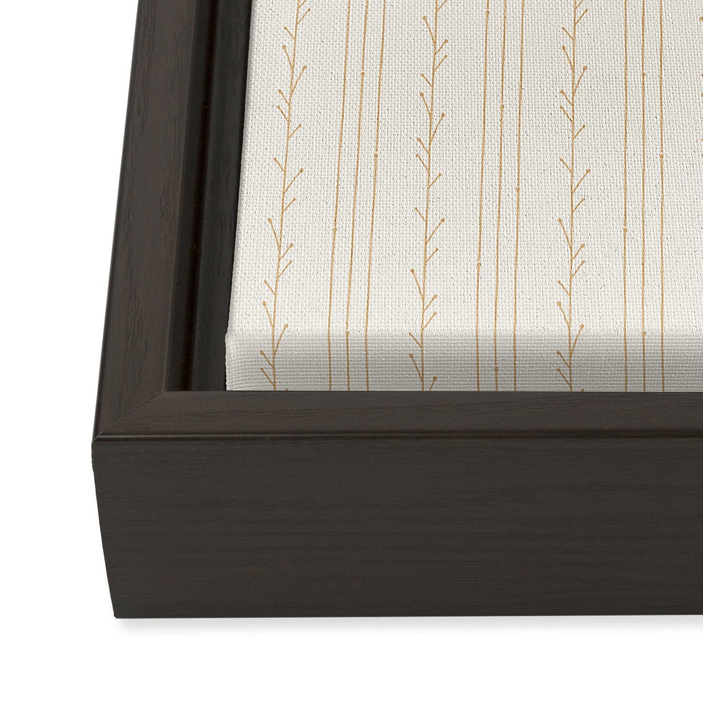 Little Arrow Design Co branch stripes cream Art Canvas