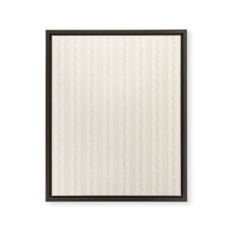 Little Arrow Design Co branch stripes cream Art Canvas