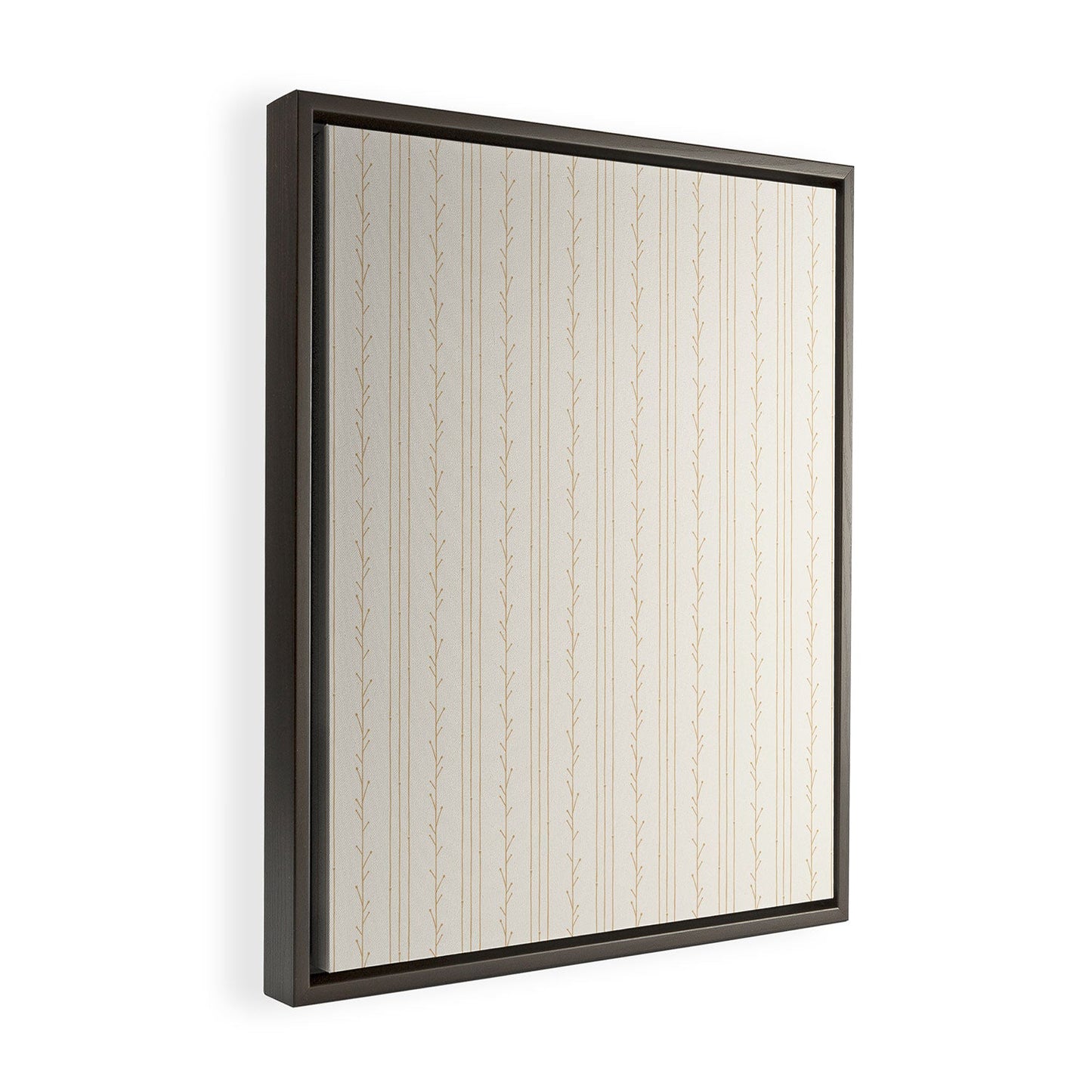 Little Arrow Design Co branch stripes cream Art Canvas
