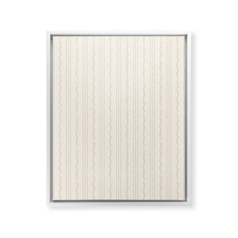 Little Arrow Design Co branch stripes cream Art Canvas