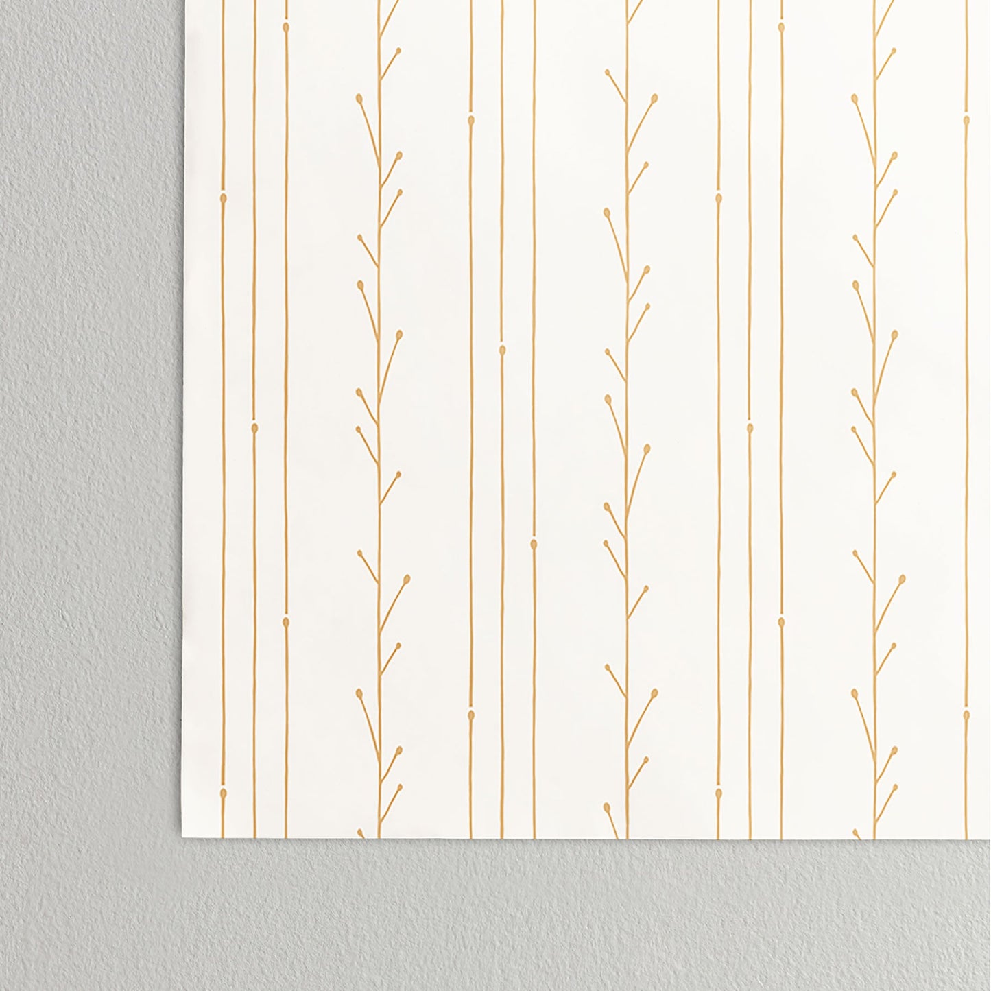 Little Arrow Design Co branch stripes cream Poster