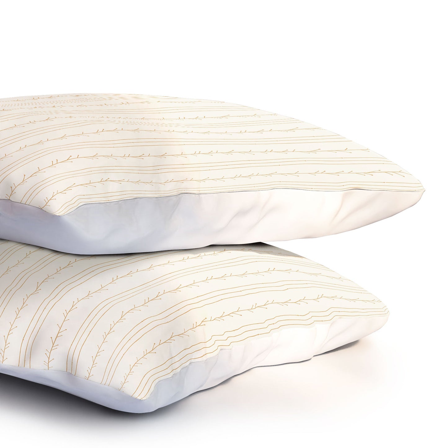 Little Arrow Design Co branch stripes cream Pillow Shams