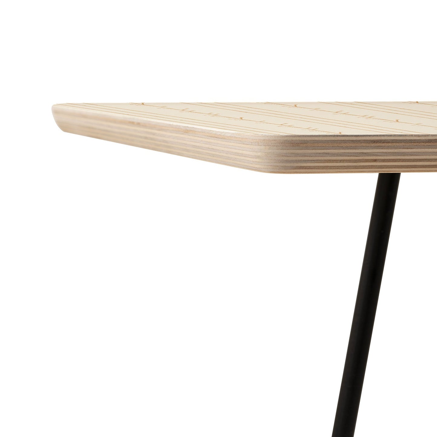 Little Arrow Design Co branch stripes cream Side Table