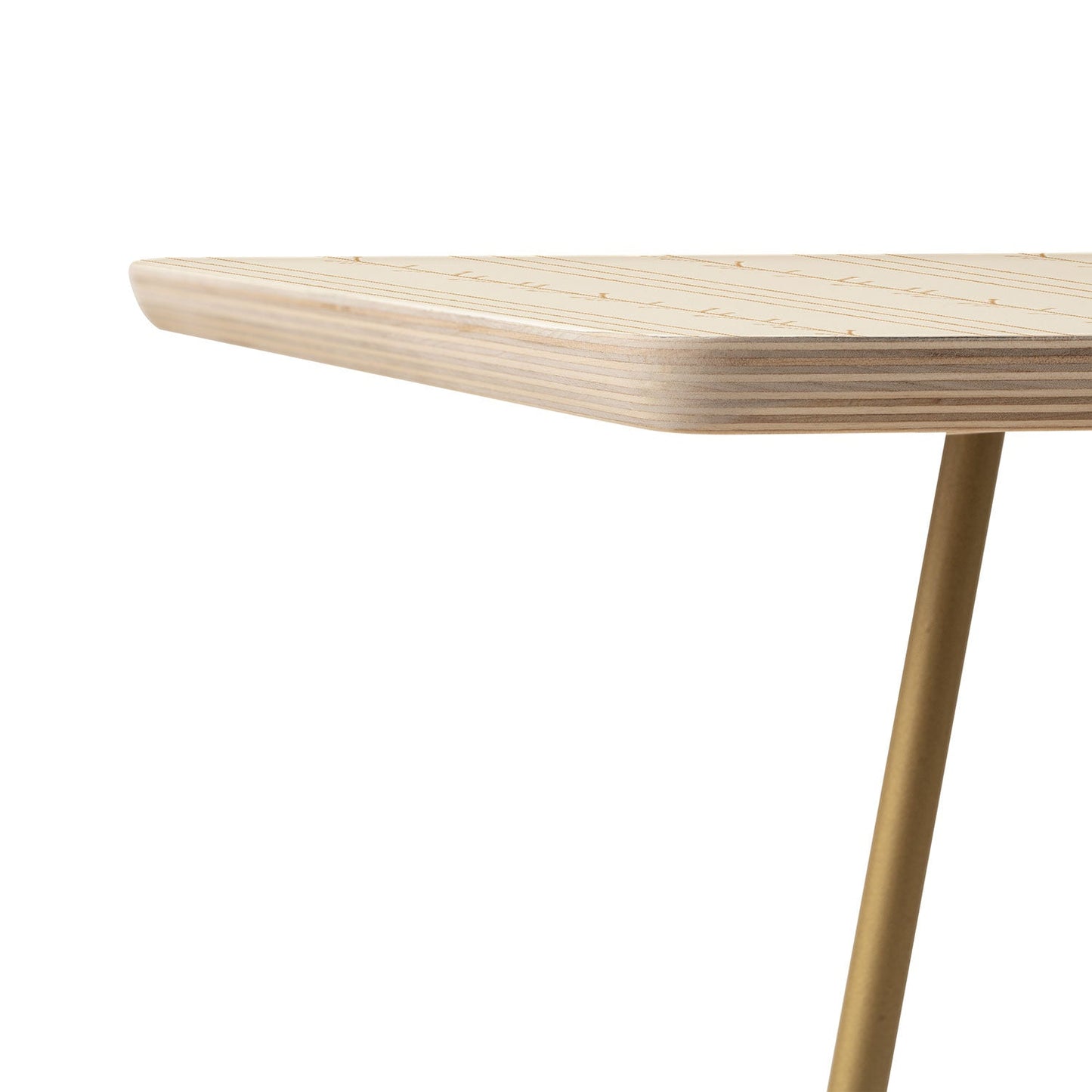 Little Arrow Design Co branch stripes cream Side Table
