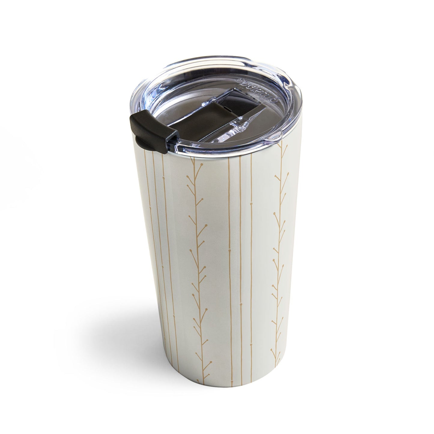 Little Arrow Design Co branch stripes cream Travel Mug