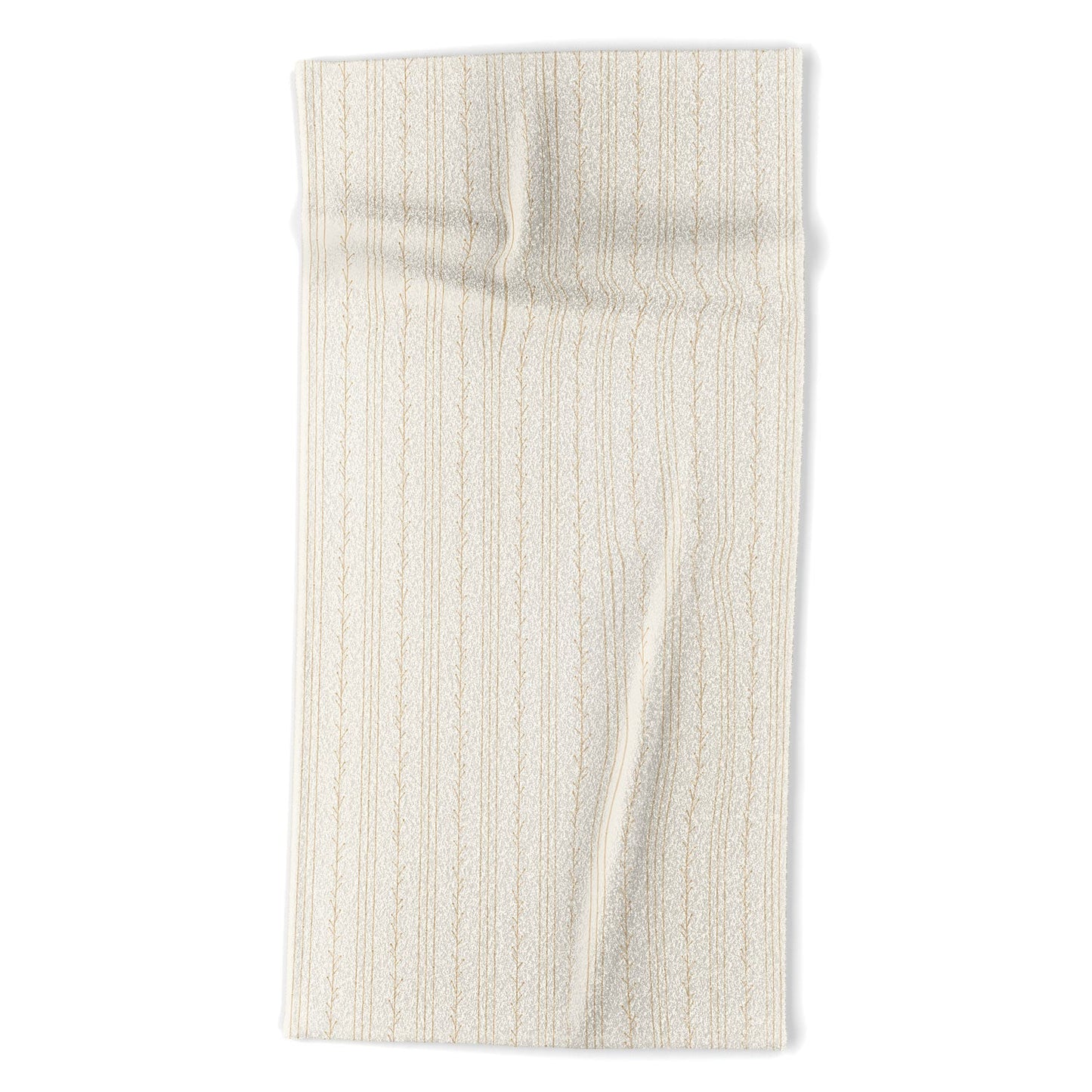 Little Arrow Design Co branch stripes cream Beach Towel