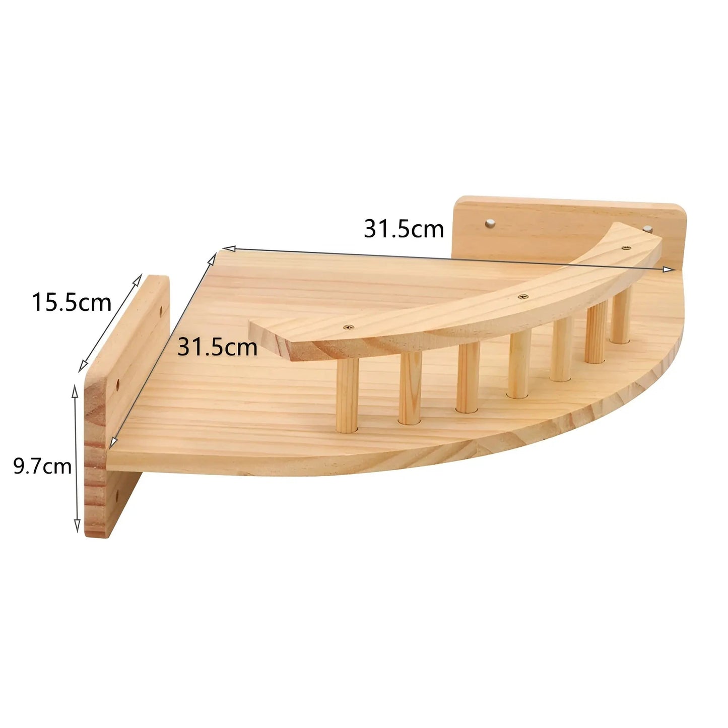 Wandklimplank voor Katten met Krabpaal – ClimbPaws