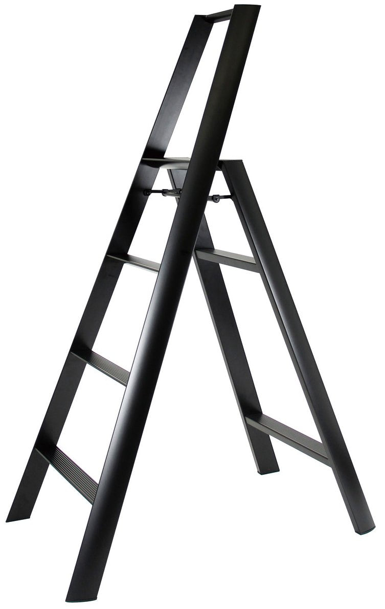 Open Box - Metaphys Lucano Stepstool 4-Step - Black