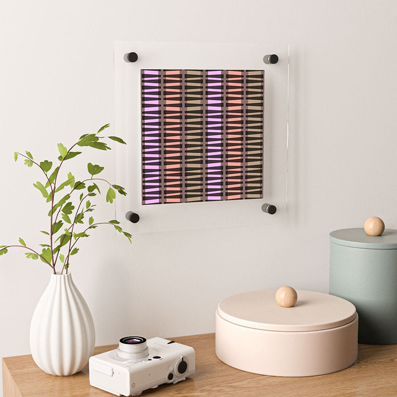 Mirimo Korath Striped Floating Acrylic Print