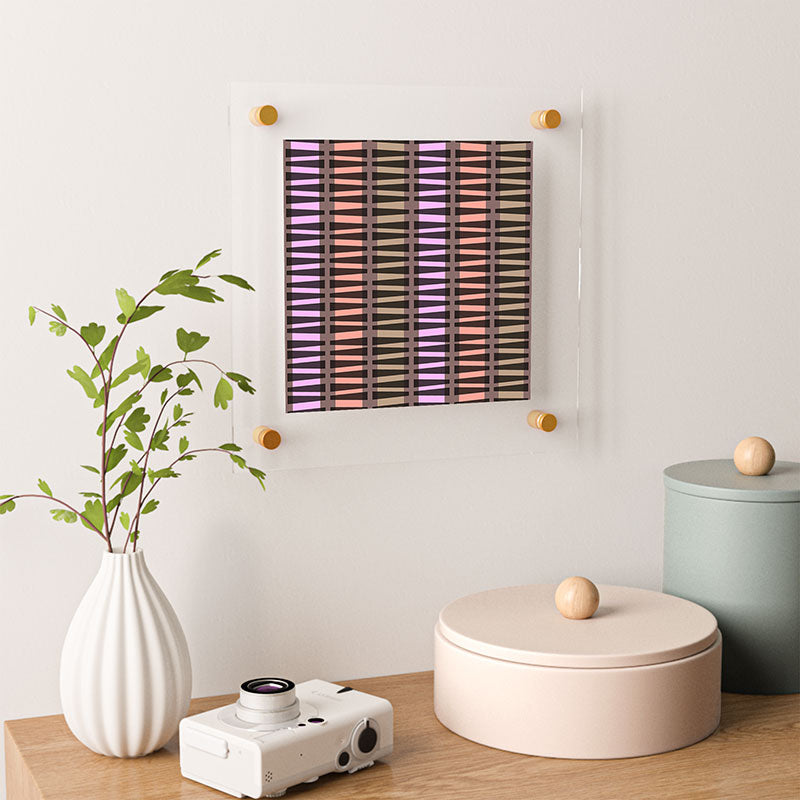 Mirimo Korath Striped Floating Acrylic Print
