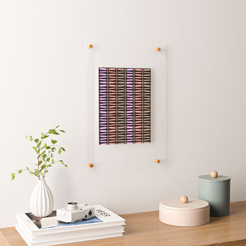 Mirimo Korath Striped Floating Acrylic Print