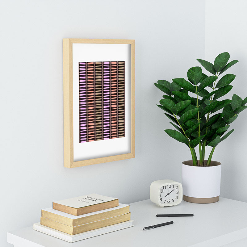Mirimo Korath Striped Recessed Framing Rectangle
