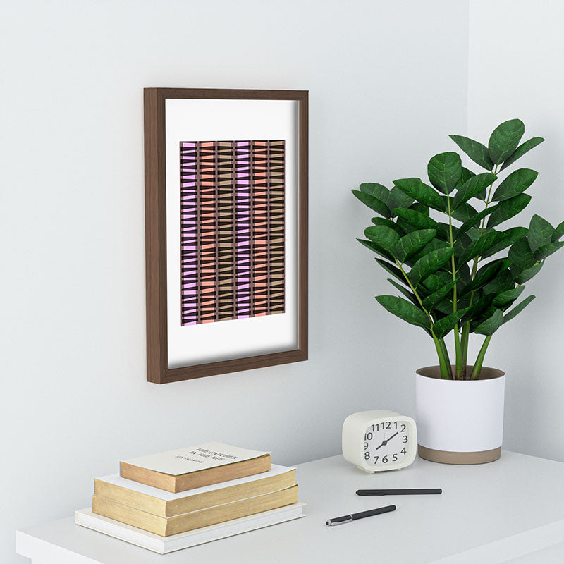 Mirimo Korath Striped Recessed Framing Rectangle