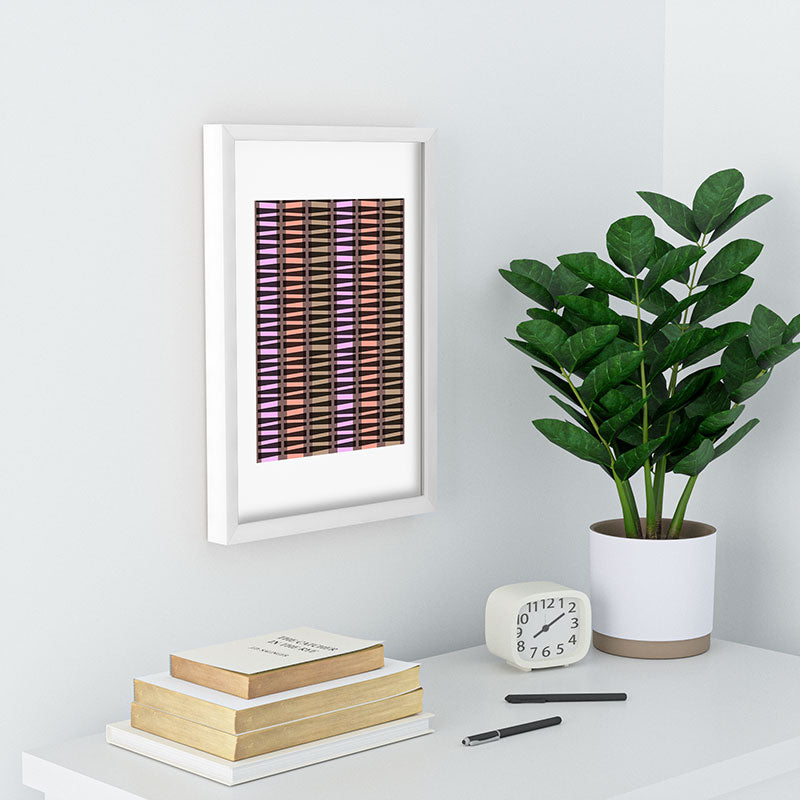 Mirimo Korath Striped Recessed Framing Rectangle