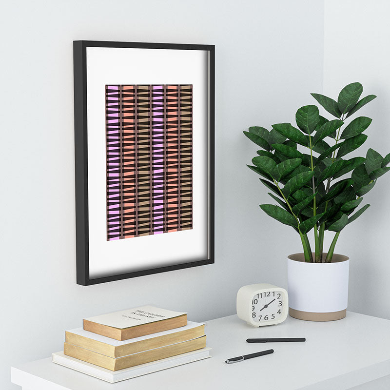 Mirimo Korath Striped Recessed Framing Rectangle