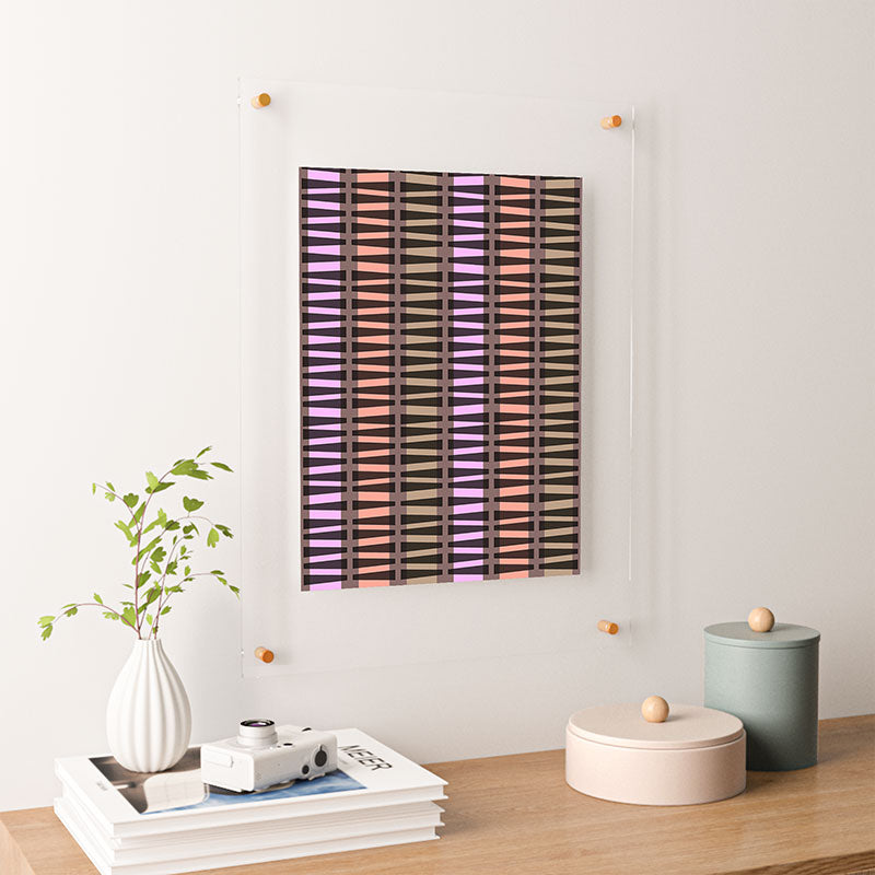 Mirimo Korath Striped Floating Acrylic Print