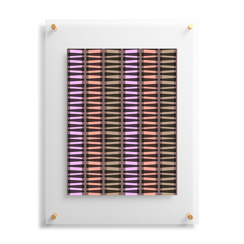 Mirimo Korath Striped Floating Acrylic Print