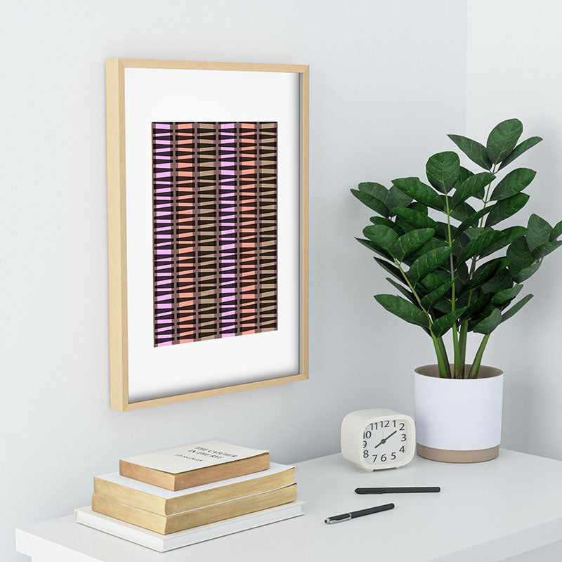 Mirimo Korath Striped Recessed Framing Rectangle