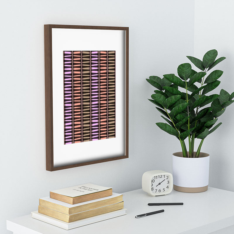 Mirimo Korath Striped Recessed Framing Rectangle