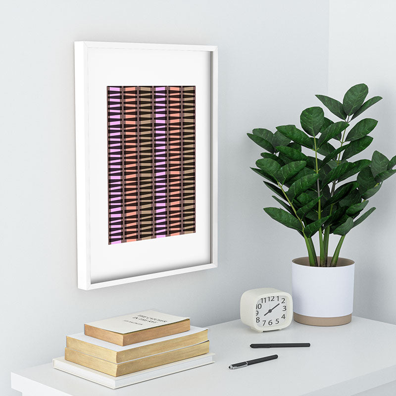 Mirimo Korath Striped Recessed Framing Rectangle
