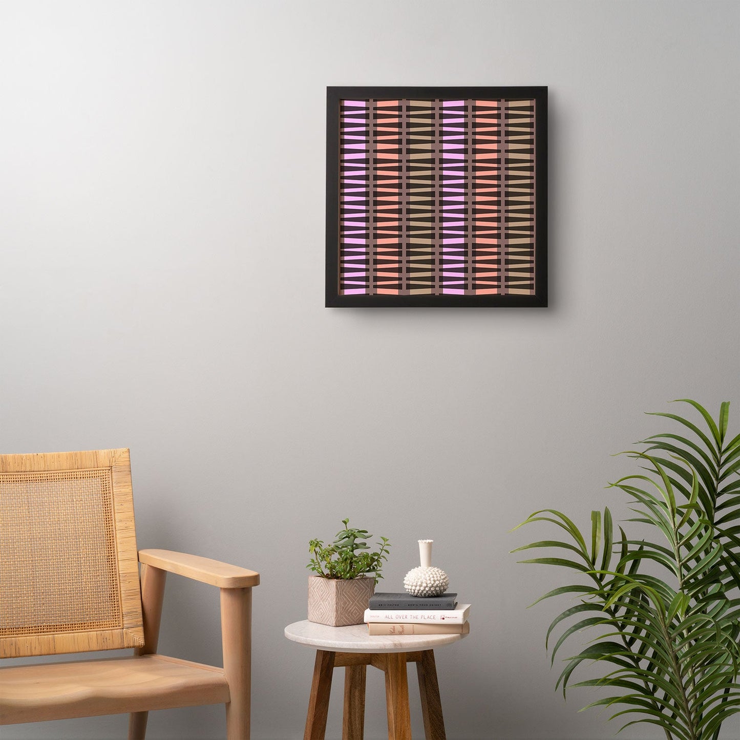 Mirimo Korath Striped Framed Wall Art