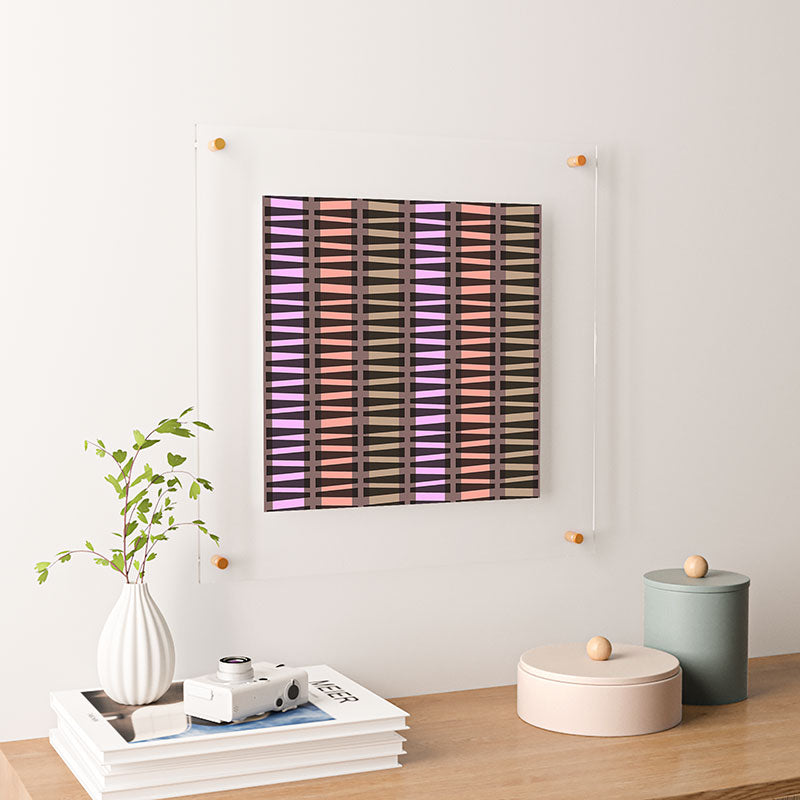 Mirimo Korath Striped Floating Acrylic Print