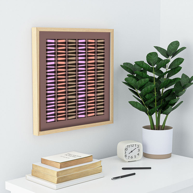 Mirimo Korath Striped Recessed Framing Square