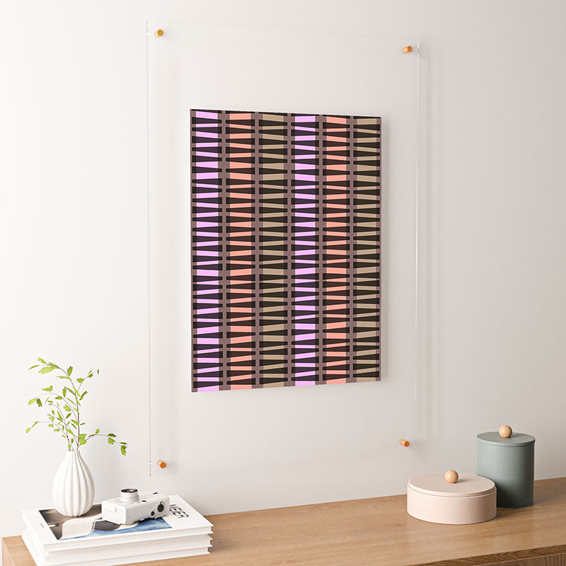 Mirimo Korath Striped Floating Acrylic Print