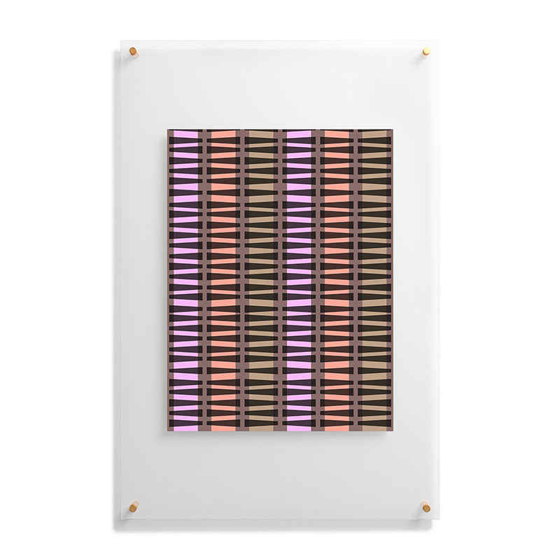 Mirimo Korath Striped Floating Acrylic Print