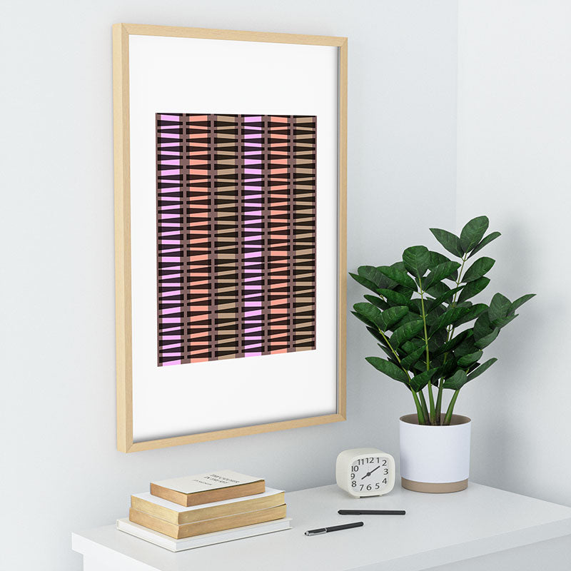 Mirimo Korath Striped Recessed Framing Rectangle