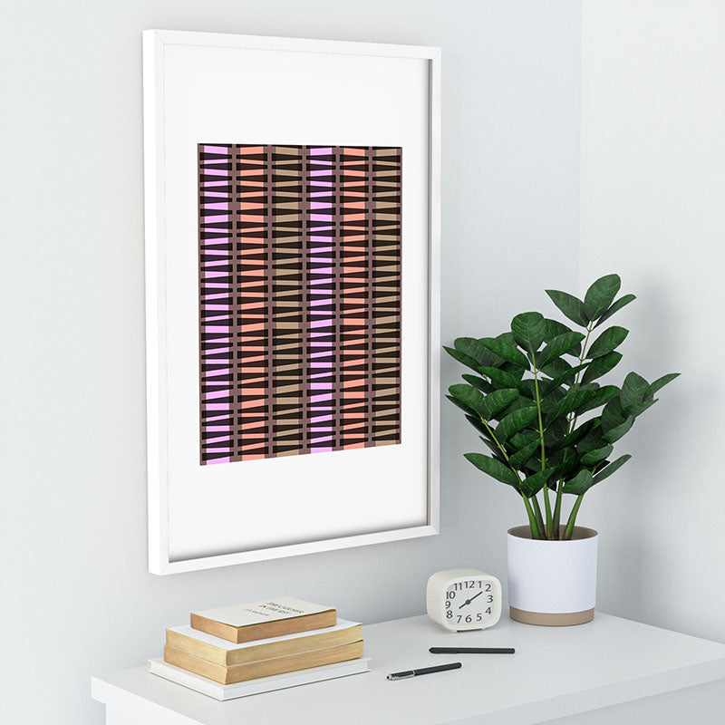 Mirimo Korath Striped Recessed Framing Rectangle