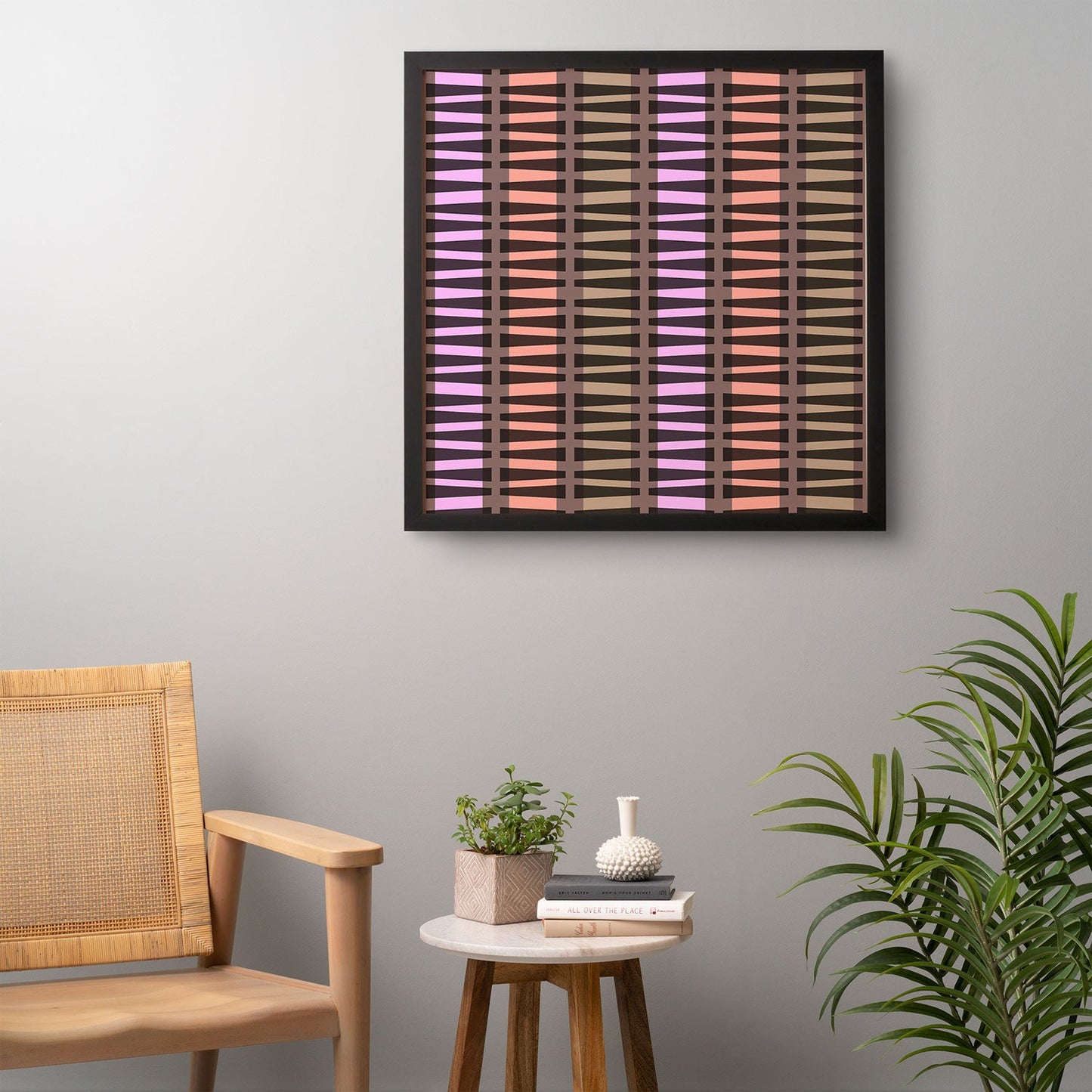 Mirimo Korath Striped Framed Wall Art