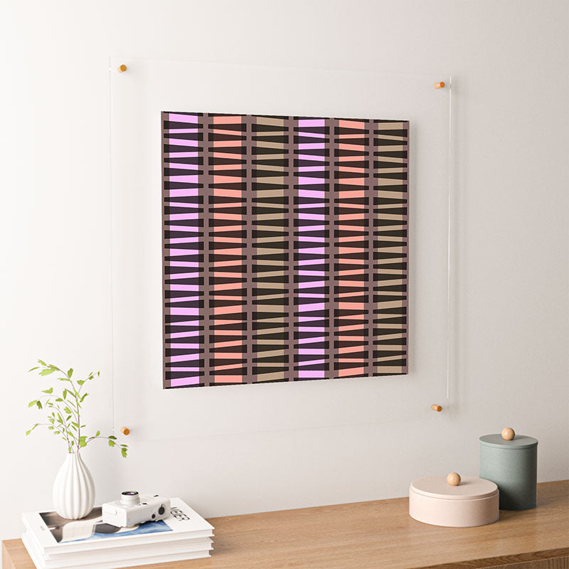 Mirimo Korath Striped Floating Acrylic Print