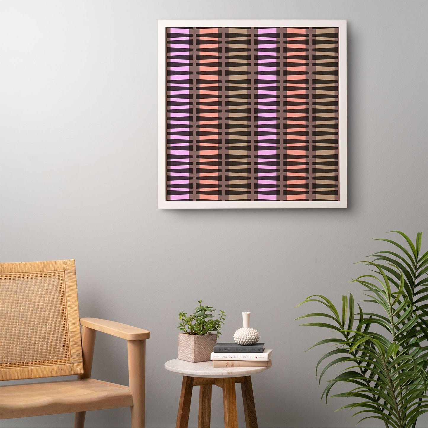Mirimo Korath Striped Framed Wall Art
