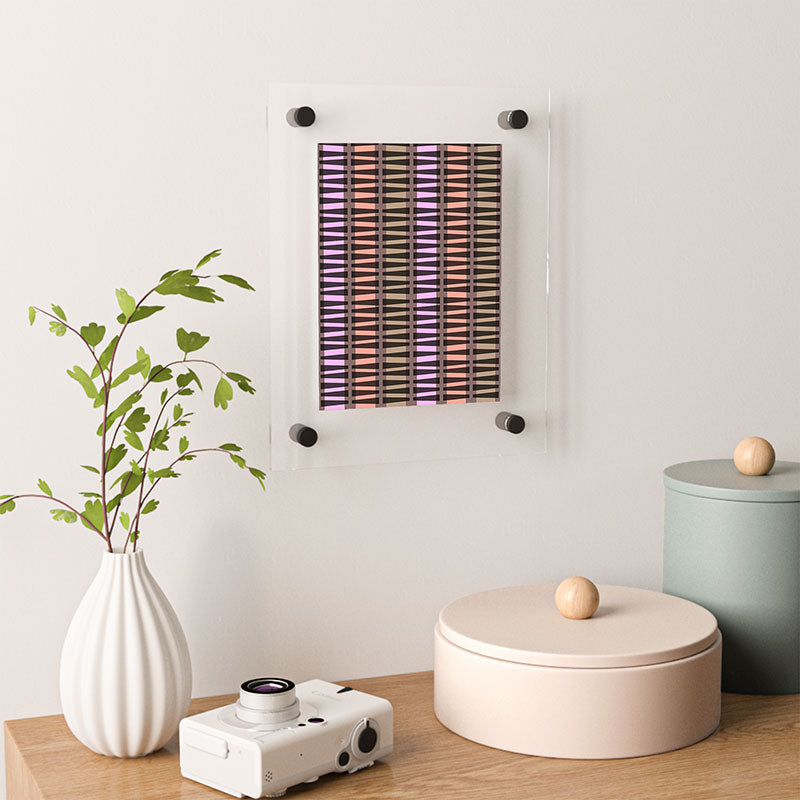 Mirimo Korath Striped Floating Acrylic Print