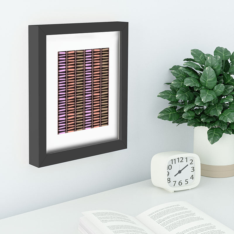 Mirimo Korath Striped Recessed Framing Rectangle