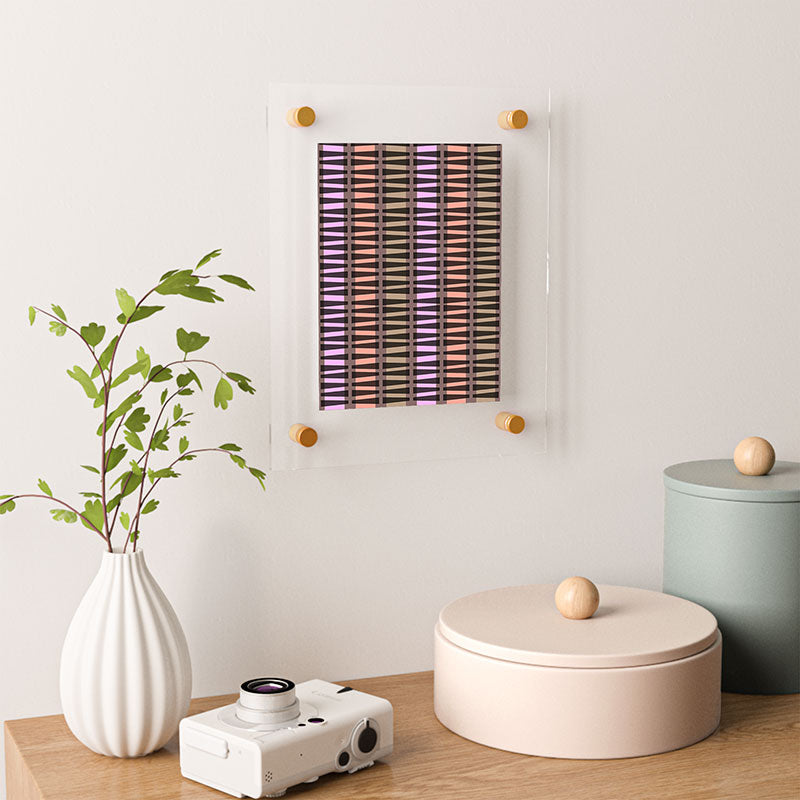 Mirimo Korath Striped Floating Acrylic Print