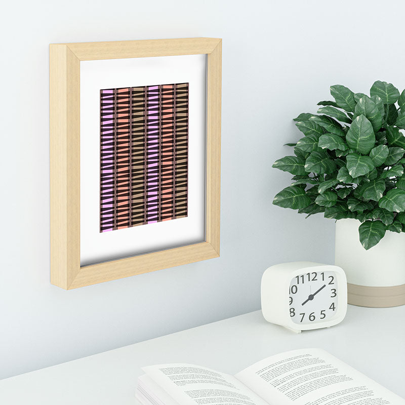 Mirimo Korath Striped Recessed Framing Rectangle