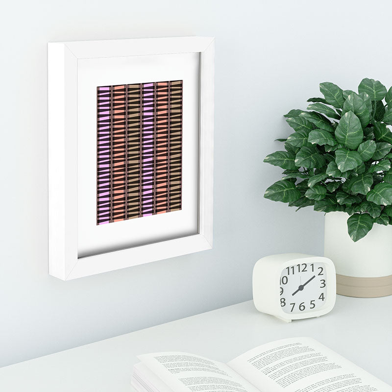 Mirimo Korath Striped Recessed Framing Rectangle