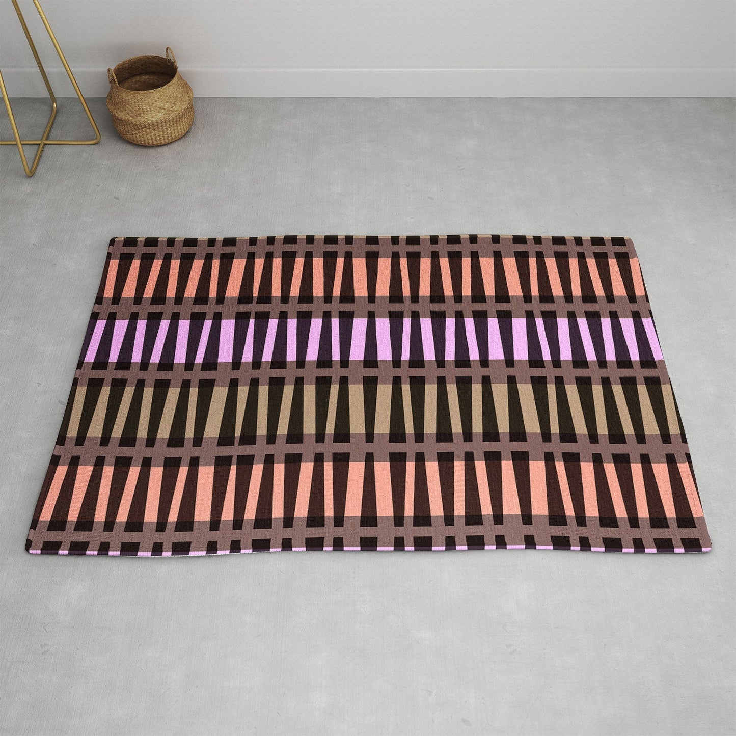 Mirimo Korath Striped Area Rug