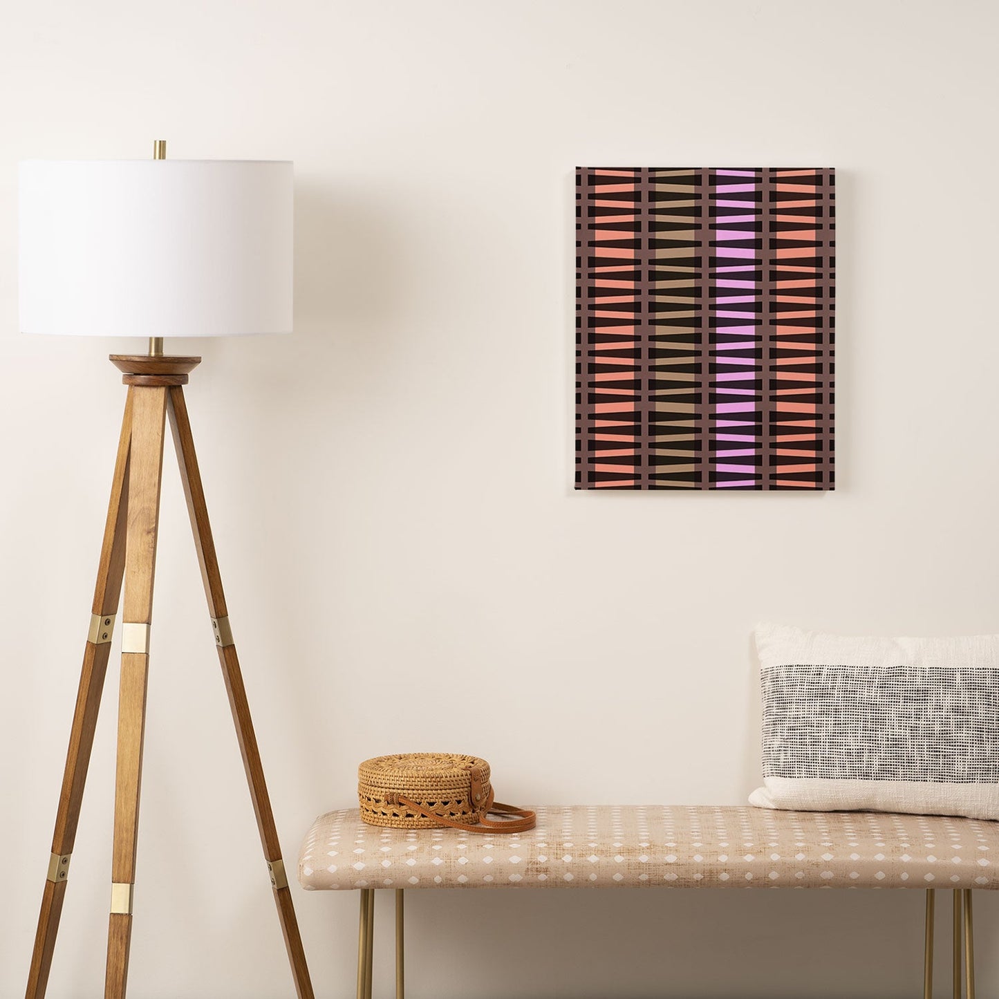 Mirimo Korath Striped Art Canvas