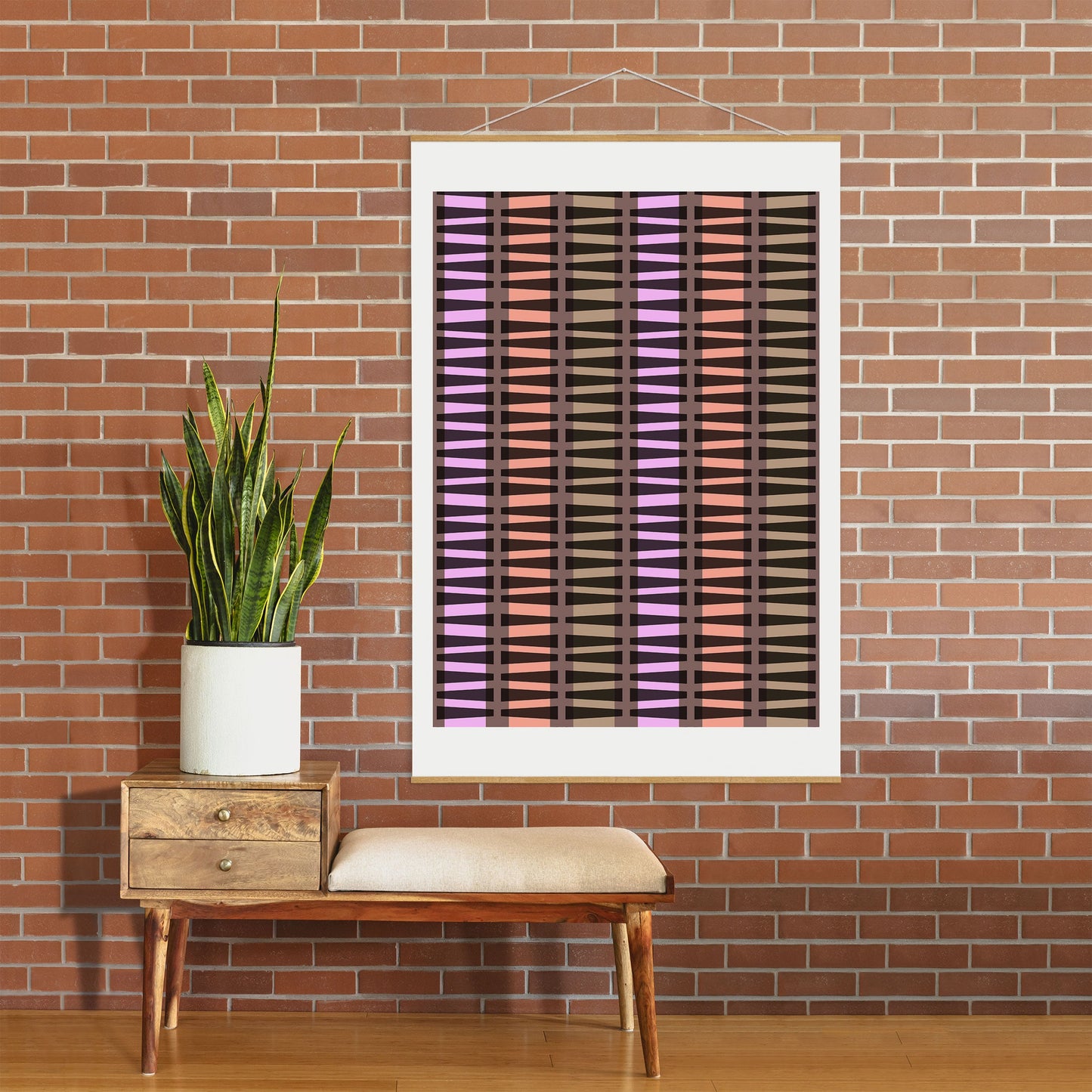 Mirimo Korath Striped Art Print