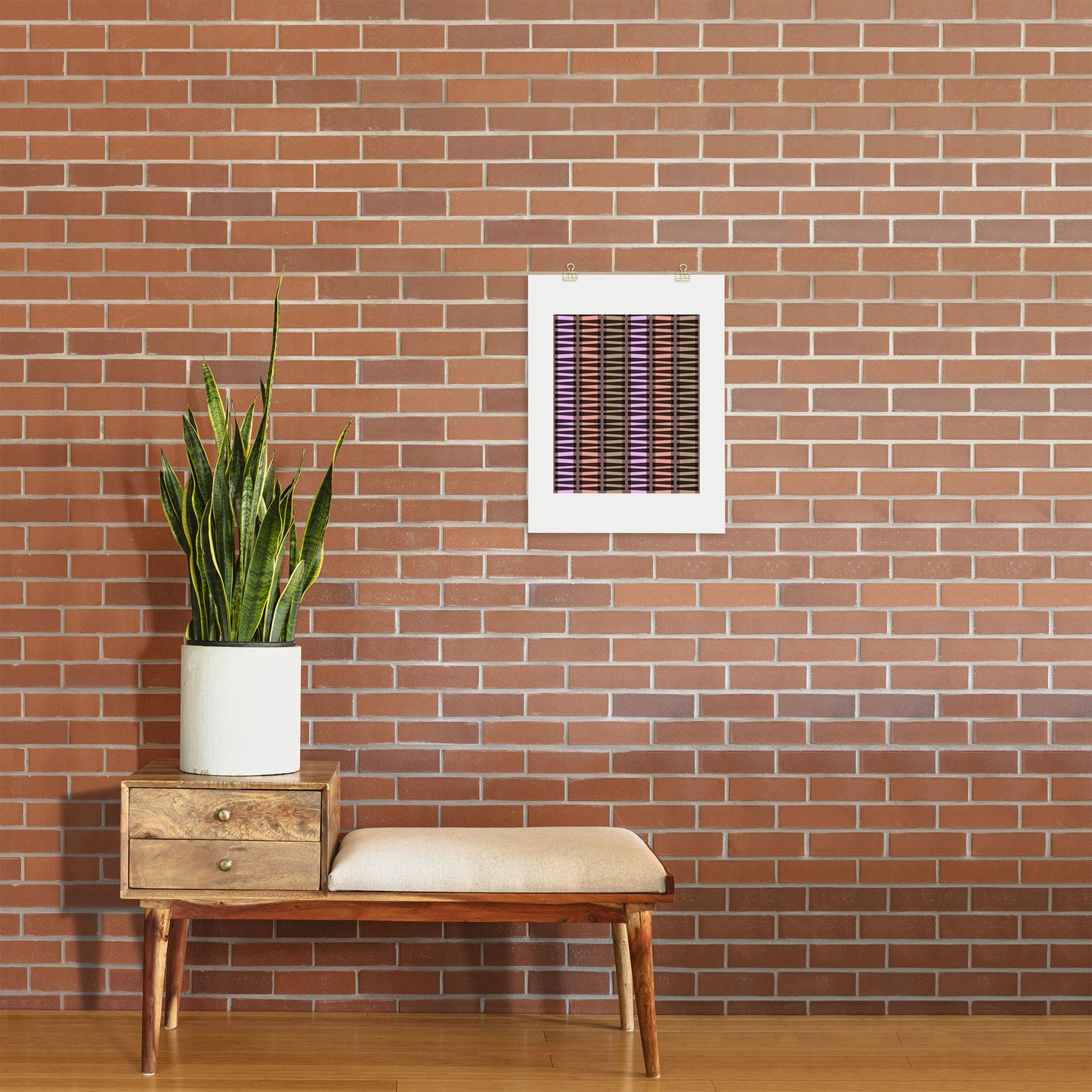 Mirimo Korath Striped Art Print