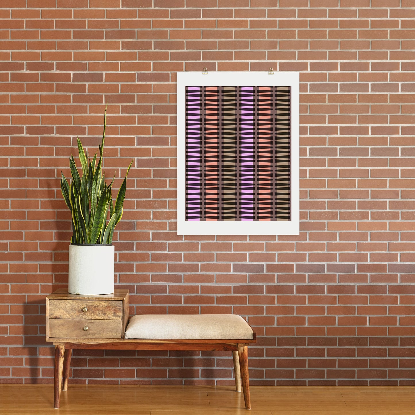 Mirimo Korath Striped Art Print