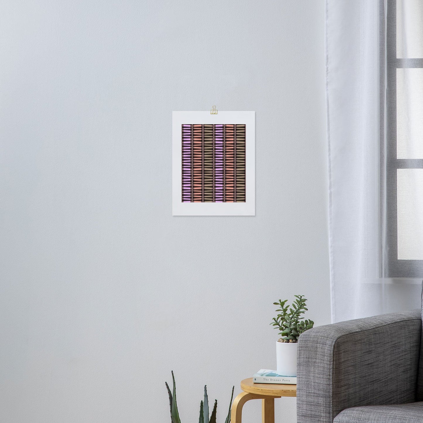 Mirimo Korath Striped Art Print
