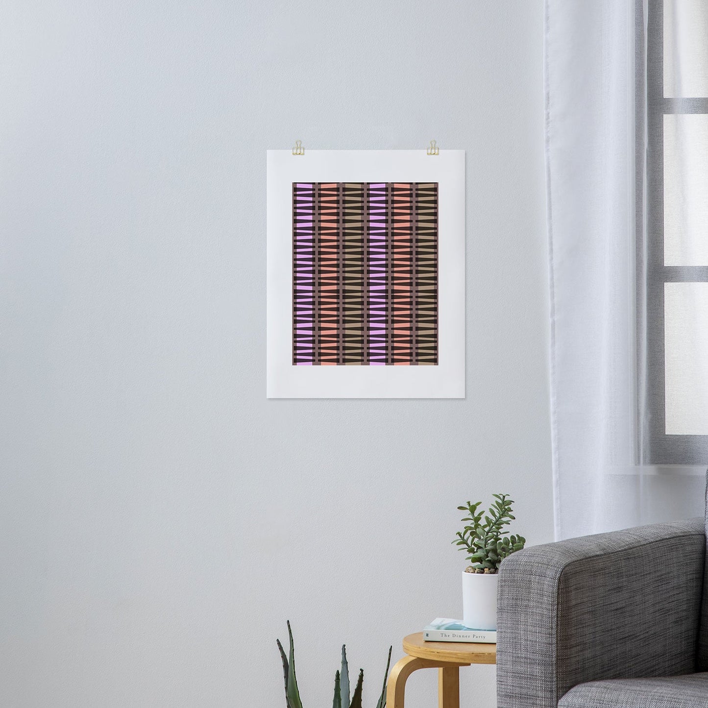 Mirimo Korath Striped Art Print